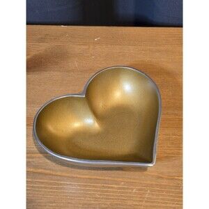 Inspired Generations Happy Heart Of Gold Bowl Candy Trinket Dish